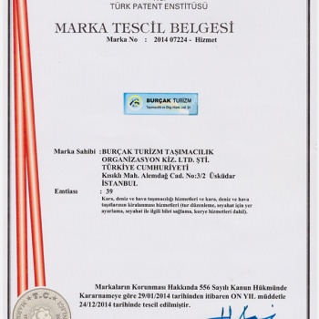 Marka Tescil Belgesi